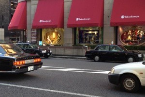 銀座から日本橋へ