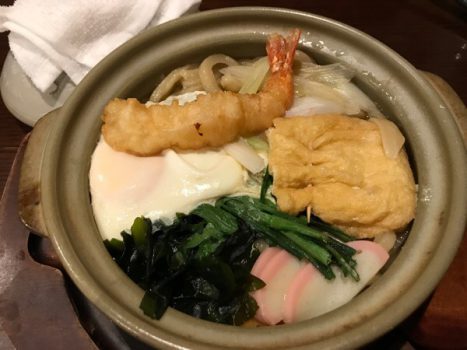 「なべ焼きうどん」が食べたい秋